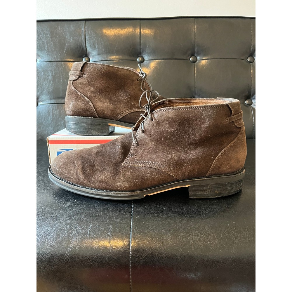 Clarks Mens Dark Brown Suede Desert Boots